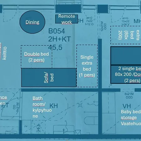 Fredika, Modern 1br,tripla Pasila Prime Location, Gym, Parking, Train Station Near Helsinki