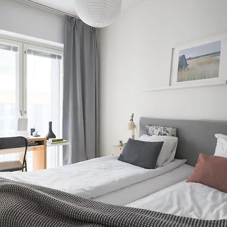 Fredika, Modern 1br,tripla Pasila Prime Location, Gym, Parking, Train Station Near Helsínquia