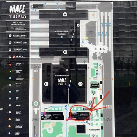 Fredika, Modern 1br,tripla Pasila Prime Location, Gym, Parking, Train Station Near Huoneisto Helsinki